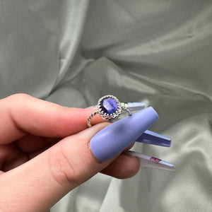 Size 6.5 Iolite Sterling Silver Ring