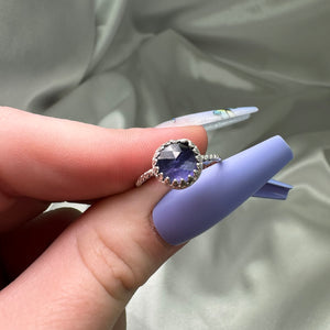Size 5.75 Iolite Sterling Silver Ring