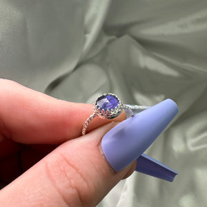 Size 5.75 Iolite Sterling Silver Ring
