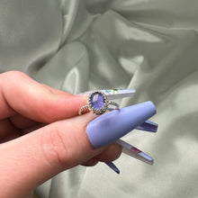 Load image into Gallery viewer, Size 4.5 Iolite Sterling Silver Ring
