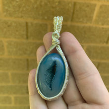 Load image into Gallery viewer, “Realm” Wire Wrapped Pendant
