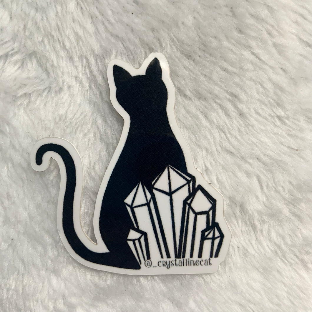 “Crystals and Cats” Sticker