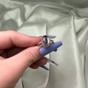 Size 10 Flourite Sterling Silver Ring