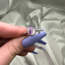 Load image into Gallery viewer, Size 8.5 Flourite Sterling Silver Ring
