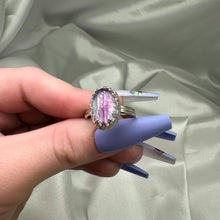 Load image into Gallery viewer, Size 8 Flourite Sterling Silver Ring
