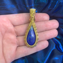 Load image into Gallery viewer, “Submerged” Wire Wrapped Pendant
