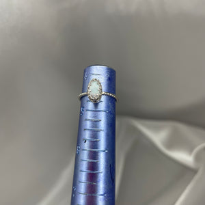 Size 4.5 Sterling Silver Atlantis Opal Ring