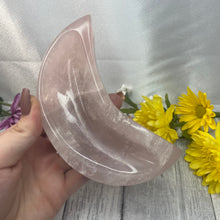 Load image into Gallery viewer, Rose Quartz Moon Bowl
