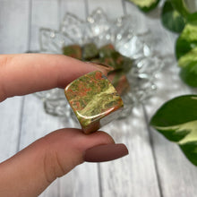 Load image into Gallery viewer, (1) Unakite Cube
