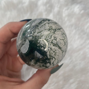 Moss Agate Sphere “D”