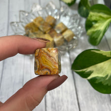 Load image into Gallery viewer, (1) Crazy Lace Agate Cube
