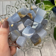 Load image into Gallery viewer, (1) Blue Chalcedony Cube
