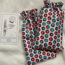 Load image into Gallery viewer, Galaxy Donut Tarot Card Drawstring Bag
