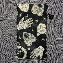 Load image into Gallery viewer, Witchy Mix Print Tarot Card Drawstring Bag
