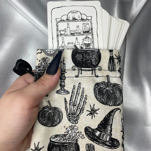 “Spooky Scary Skeleton” Tarot Card Bag