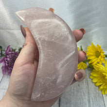 Load image into Gallery viewer, Rose Quartz Moon Bowl
