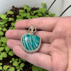 “Tea Party” Wire Wrapped Pendant