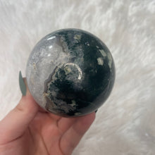 Load image into Gallery viewer, 1lb+ Moss Agate Sphere “A”
