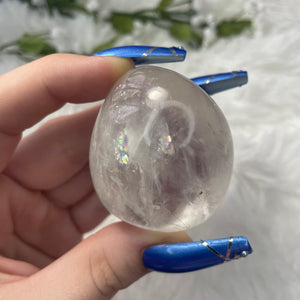 Clear Quartz Palmstone “F”