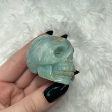Load image into Gallery viewer, Blue Onyx Skull “A”
