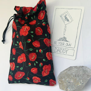 “Poppy Fields” Tarot Card Bag